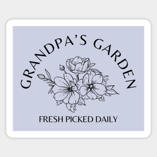 Grandpa’s Flower and Vegetable Garden Sticker